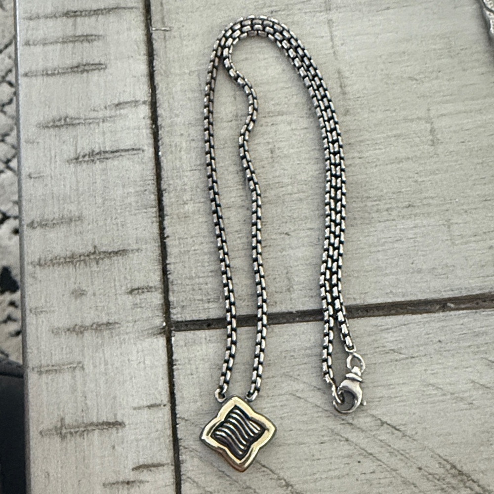 Yurman quatrefoil necklace